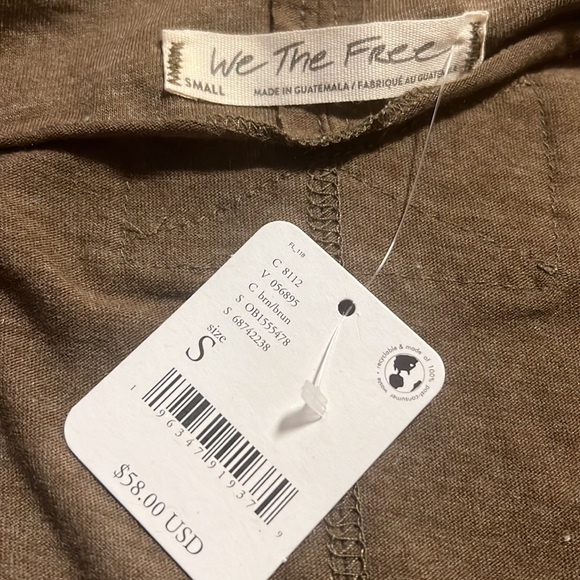 BNWT Free People We The Free Cowl Neck Top - Picture 2 of 3